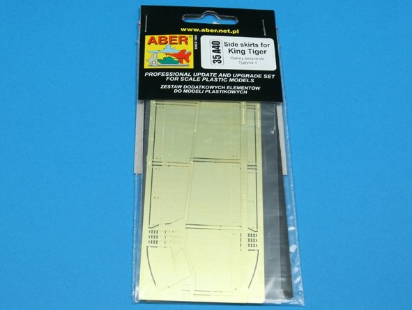 Aber 35A040 Osłony boczne do Tiger II 1/35 – zdjęcie 3