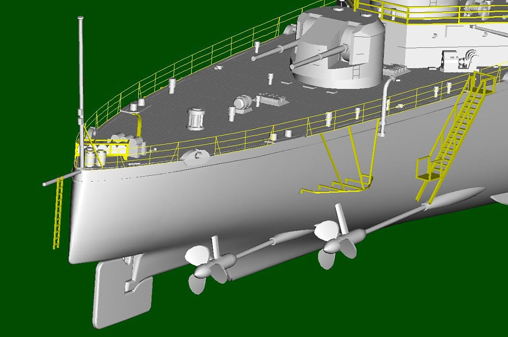 Trumpeter 05366 HMS Naiad 1/350 – zdjęcie 15