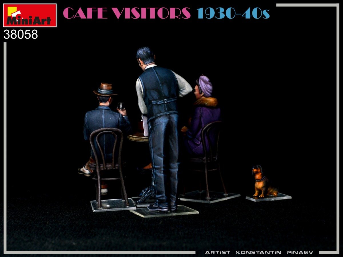 MiniArt 38058 CAFE VISITORS 1930-40S 1/35 – zdjęcie 5