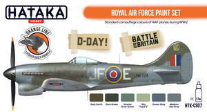 Hataka HTK-CS07 ORANGE LINE – Royal Air Force paint set 6x17 – zdjęcie 2
