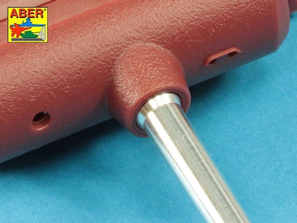 Aber 35L-241 7.5 cm barrel with muzzle brake for Panther Ausf.A (1/35) – image 6