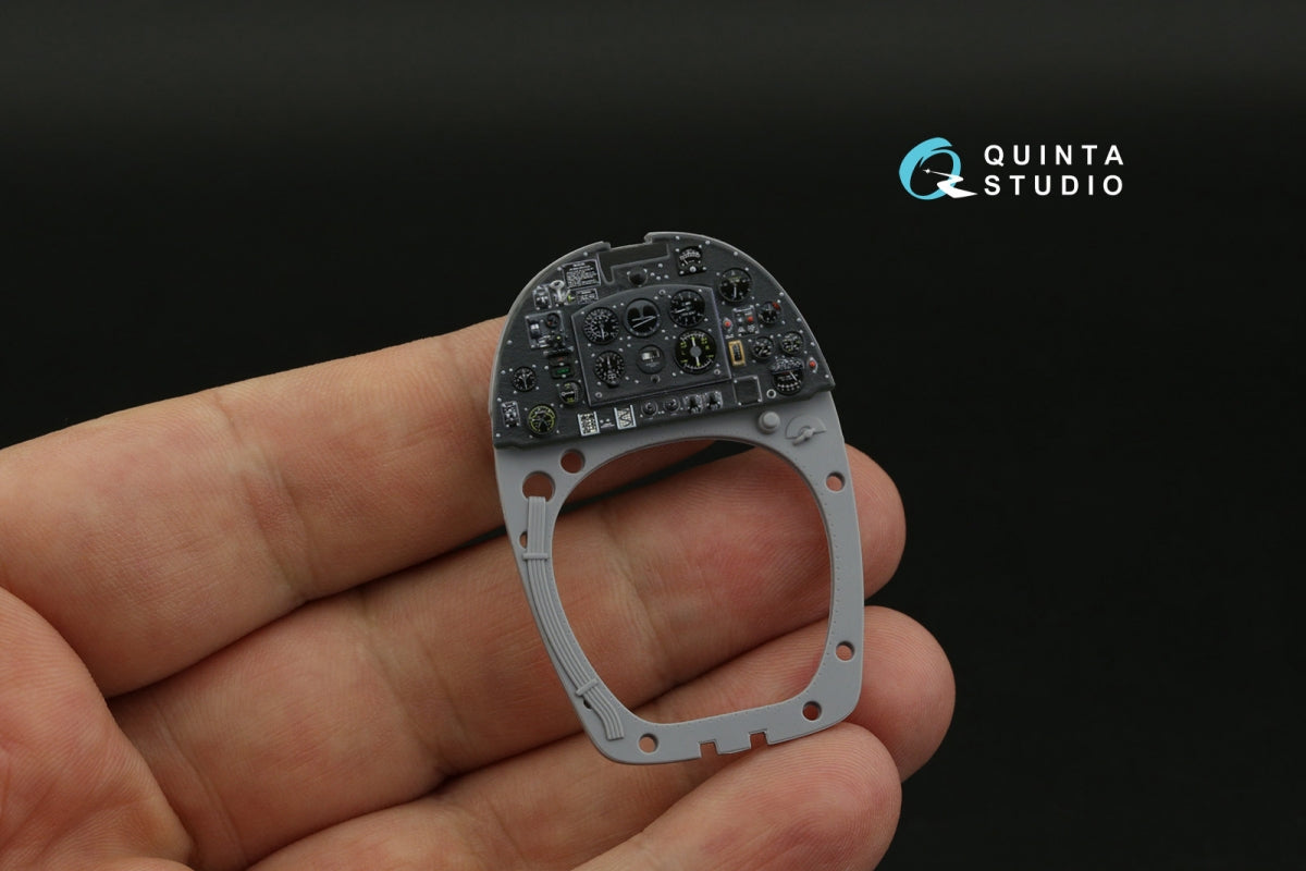 Quinta Studio QD24021 Spitfire Mk.VIII 3D-Printed &amp;amp; coloured Interior on decal paper (Airfix) 1/24 – zdjęcie 9