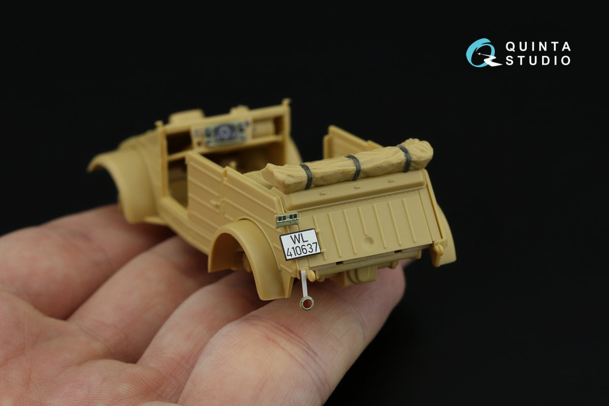 Quinta Studio QD48546 Kubelwagen Type 82 3D-Printed &amp;amp; coloured Interior on decal paper (Tamiya) 1/48 – zdjęcie 8