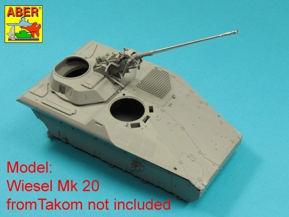 Aber AB16L-20 16 L-20 Barrel for German 20mm Rh202 MK 20 DM6 gun 1/16 – image 5