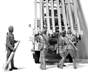 ICM 35648 WWII Soviet BM-13-16 MLRS Vehicle Crew 1/35 – Bild 4