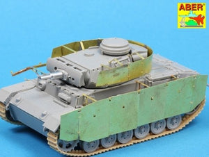 Aber 72A09 Osłony boczne do PzKpfw III / Side skirts for PzKpfw III 1/72 – zdjęcie 2