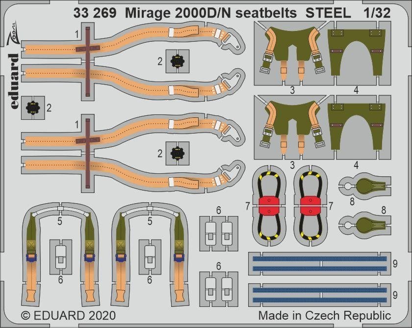 Eduard BIG33126 Mirage 2000N for KITTY HAWK 1/32 – zdjęcie 2