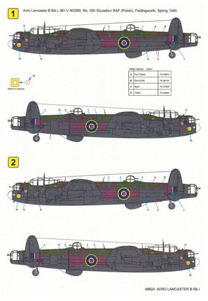 Techmod 48824 Avro Lancaster B Mk I 1/48 – zdjęcie 3