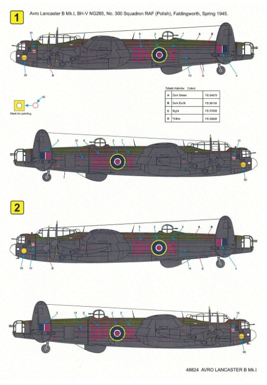 Techmod 48824 Avro Lancaster B Mk I 1/48 – zdjęcie 3