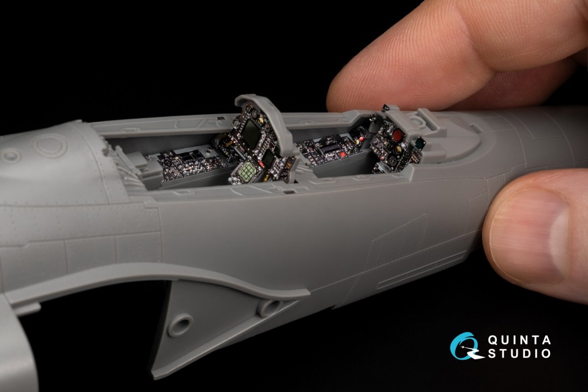 Quinta Studio QDS-48341 F-4G early 3D-Printed &amp;amp; coloured Interior on decal paper (Meng) (Small version) 1/48 – zdjęcie 10