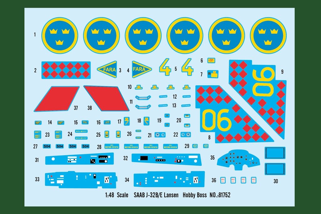Hobby Boss 81752 SAAB J-32B/E Lansen – image 4