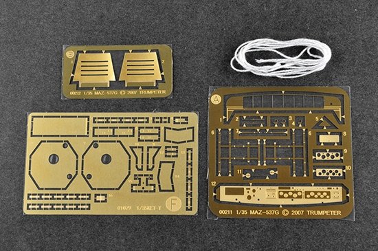 Trumpeter 01079 KET-T Recovery Vehicle Based on MAZ-537 Heavy Truck 1/35 – zdjęcie 16