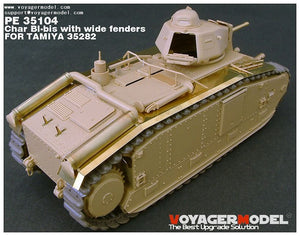 Voyager Model PE35104 WWII French Char BI-bis with wide fenders (B ver include Gun barrel) for TAMIYA 35282 1/35 – imagen 12