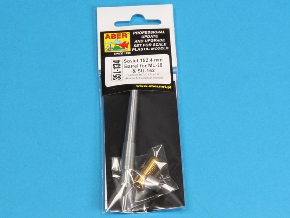 Aber 35L-134 Soviet 152.4mm ML-20S Barrel for SU-152 (1/35) – image 8