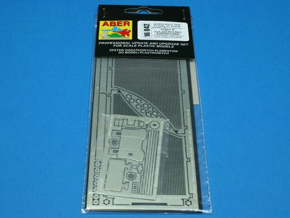 Aber 16042 Tiger II Porsche Vol.8 - Anti Mine Mesh plus some extra parts 1/16 – zdjęcie 3