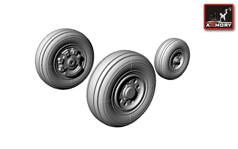 Armory Models AW72306 F-35B Lightning-II wheels 1/72 – image 3