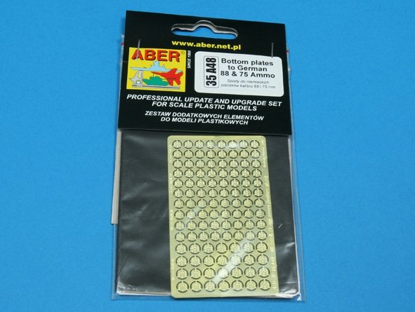 Aber 35A048 Spody do łusek pocisków 88 i 75 mm (niemieckich) 1/35 – zdjęcie 3