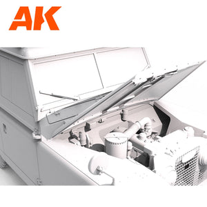 AK Interactive AK35013 LAND ROVER 88 SERIES IIA STATION WAGON 1/35 – immagine 8