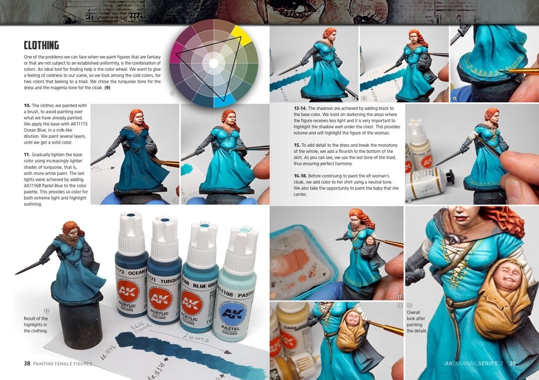 AK Interactive AK520 Learning 12 Painting Female Figures English – image 4
