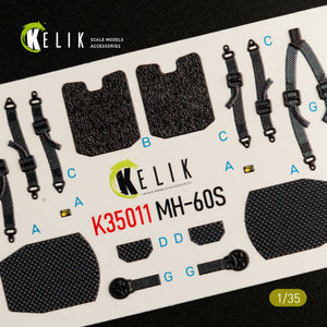 KELIK K35011 MH-60S KNIGHT HAWK INTERIOR 3D DECALS FOR KITTY HAWK KIT 1/35 – zdjęcie 4
