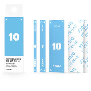 Jeu de 3 tampons de ponçage acryliques DSPIAE PT-SP10 n° 1000