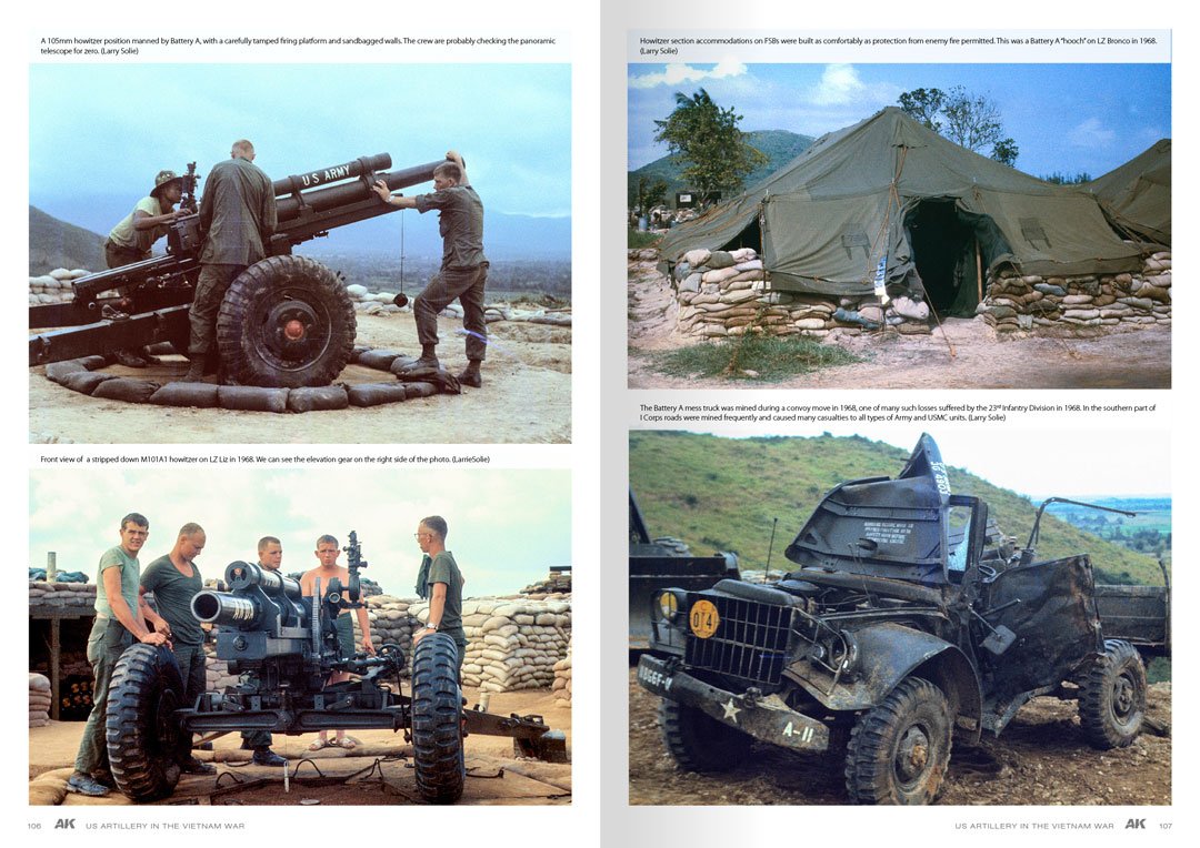 AK Interactive AK130007 AMERICAN ARTILLERY IN VIETNAM EN – zdjęcie 8