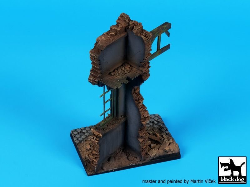 Black Dog D35113 Stalingrad factory ruin base 1/35 – zdjęcie 2