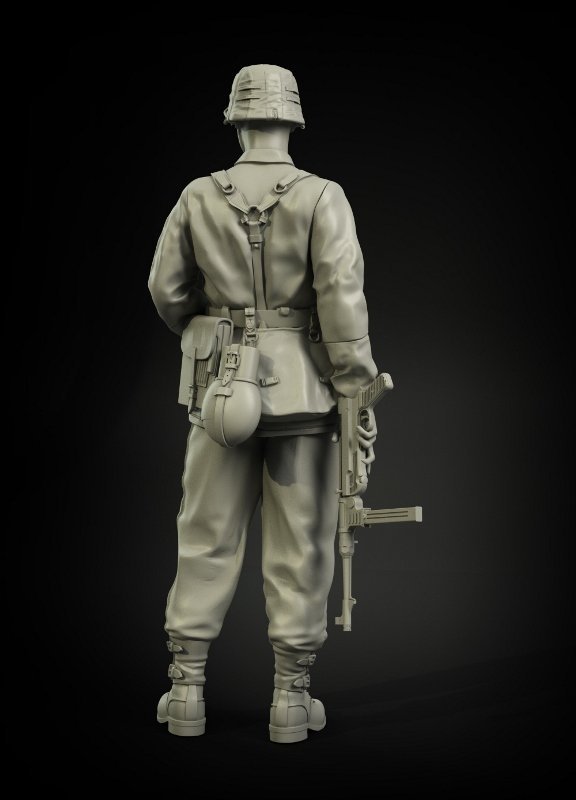 Panzer Art FI35-033 Waffen-SS NCO Normandy 44 1/35 – image 4