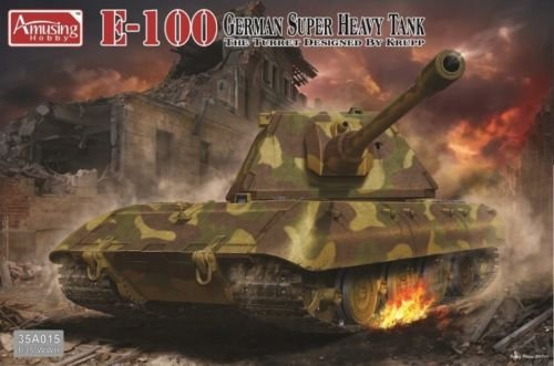 Amusing Hobby 35A015 E-100 German Super Heavy Tank (Krupp turret) 1/35
