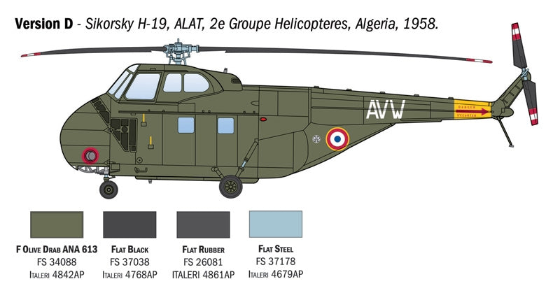 Italeri 1476 HO4S-3 / HAS.7 / H-19 1/72 – zdjęcie 7
