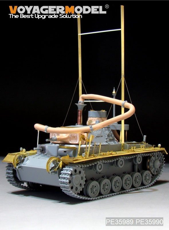 Voyager Model PE35989 WWII German Pz.KPfw.III (T)Ausf.F &amp;quot;Operation Seelowe&amp;quot; Basic For DRAGON 6877/6717 1/35 – image 2