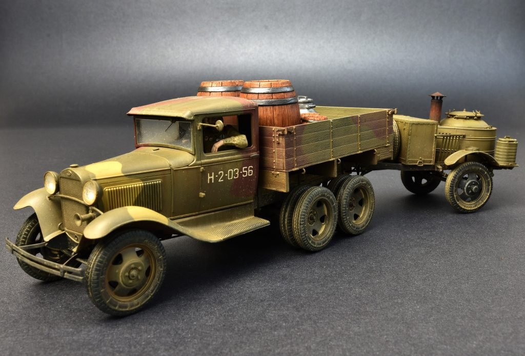 MiniArt 35257 SOVIET 2t TRUCK AAA TYPE w/FIELD KITCHEN 1/35 – zdjęcie 2