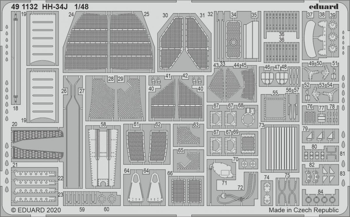 Eduard 491132 HH-34J TRUMPETER 1/48 – zdjęcie 2