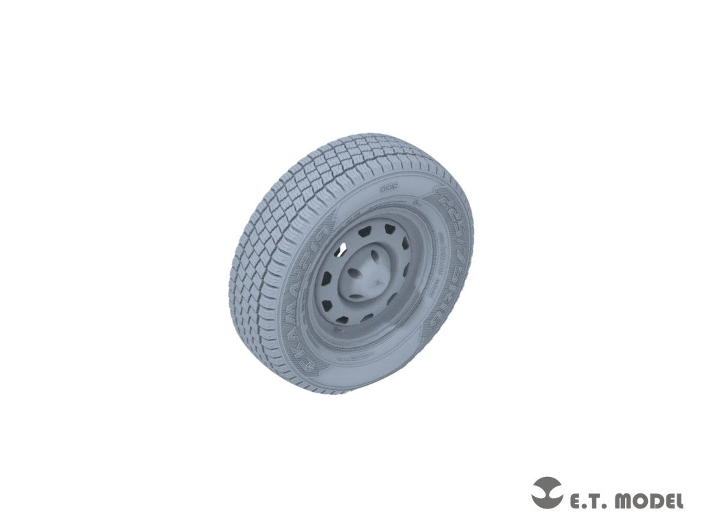 E.T. Model P35-115 Russian UAZ 3909 Military Van Sagged wheels For ZVEZDA 3644 1/35 – zdjęcie 2