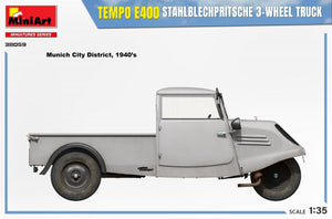 MiniArt 38059 TEMPO E400 STAHLBLECHPRITSCHE 3-WHEEL TRUCK 1/35 – zdjęcie 7
