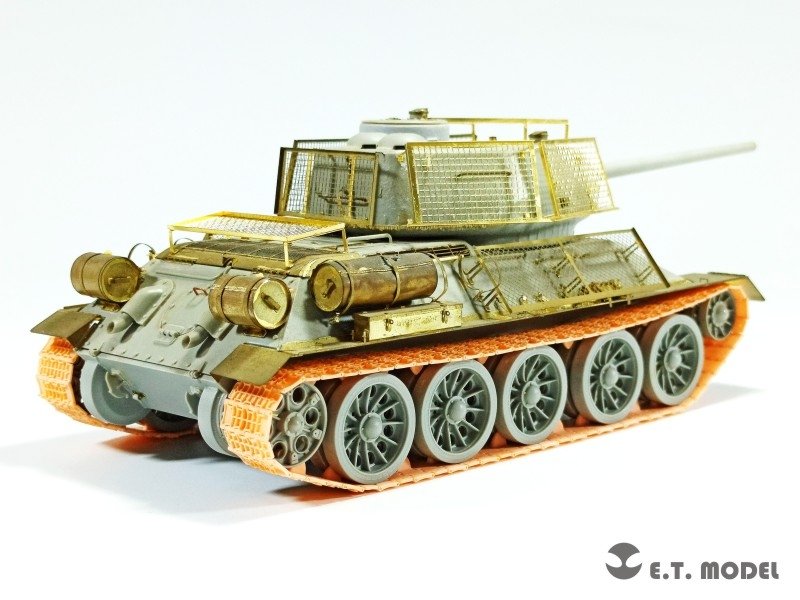 E.T. Model P35-017 Soviet T-34 500mm Width Cast Links（Type 1942）Workable Track ( 3D Printed ) 1/35 – Bild 6