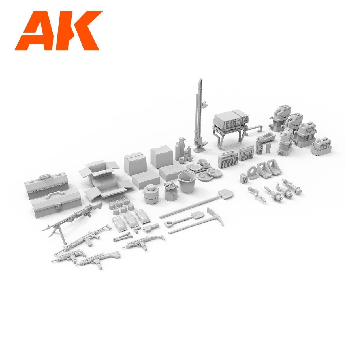 AK Interactive AK35006 IDF ACCESSORIES 1/35 – image 2