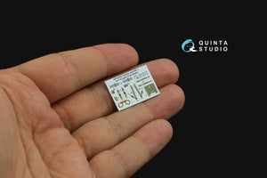 Quinta Studio QD72091 F-4D 3D-Printed &amp;amp; coloured Interior on decal paper (Fine Molds) 1/72 – zdjęcie 7