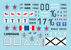 Star Decals 35-C1348 French Fighting Vehicles in Africa 1. FFL - Forces Francaises Libres 1/35 – zdjęcie 2