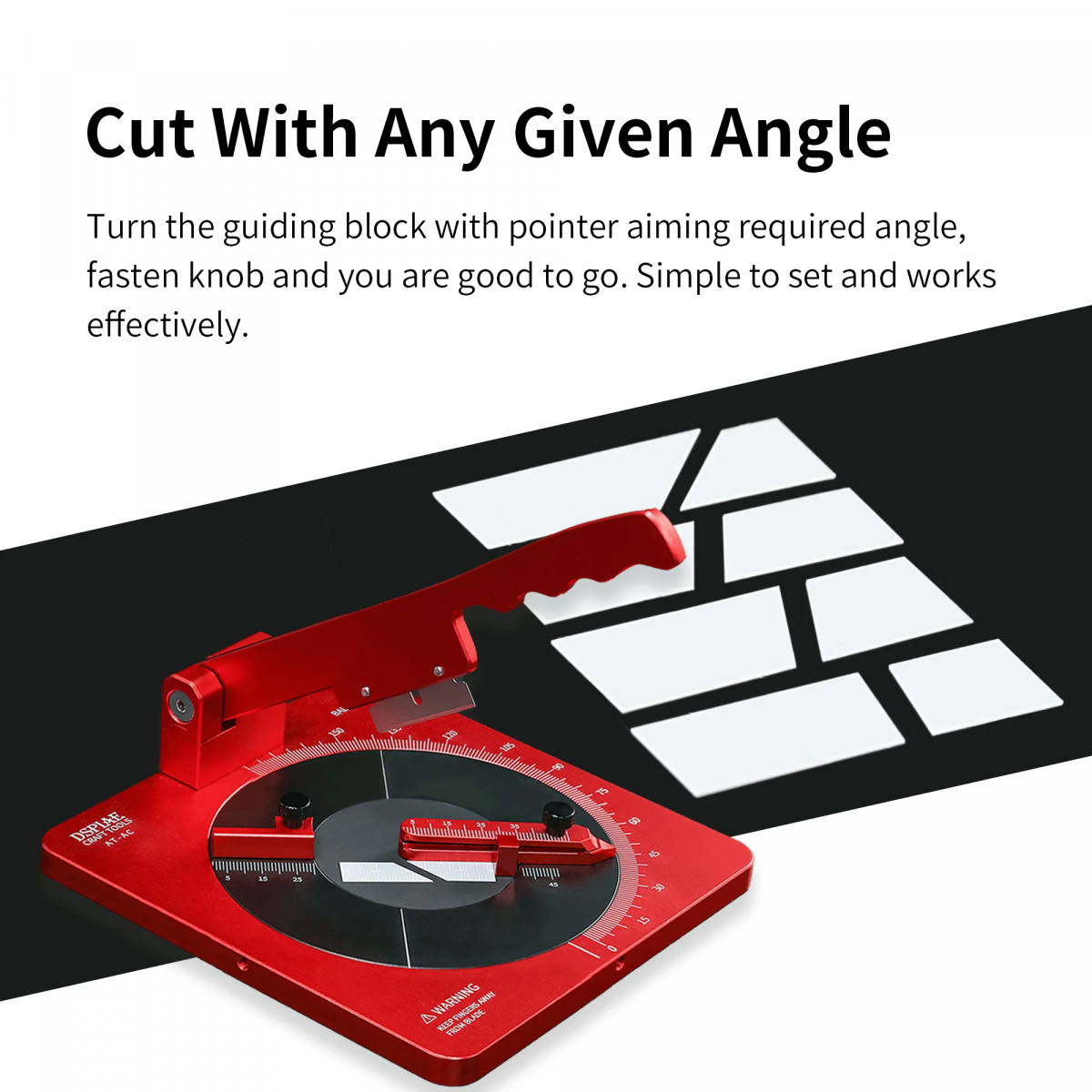 DSPIAE AT-AC Angle Cutting Jig / Przyrząd do cięcia pod kątem – zdjęcie 4
