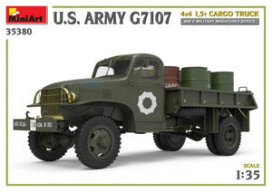 MiniArt 35380 U.S. ARMY G7107 4X4 1,5t CARGO TRUCK 1/35 – zdjęcie 4