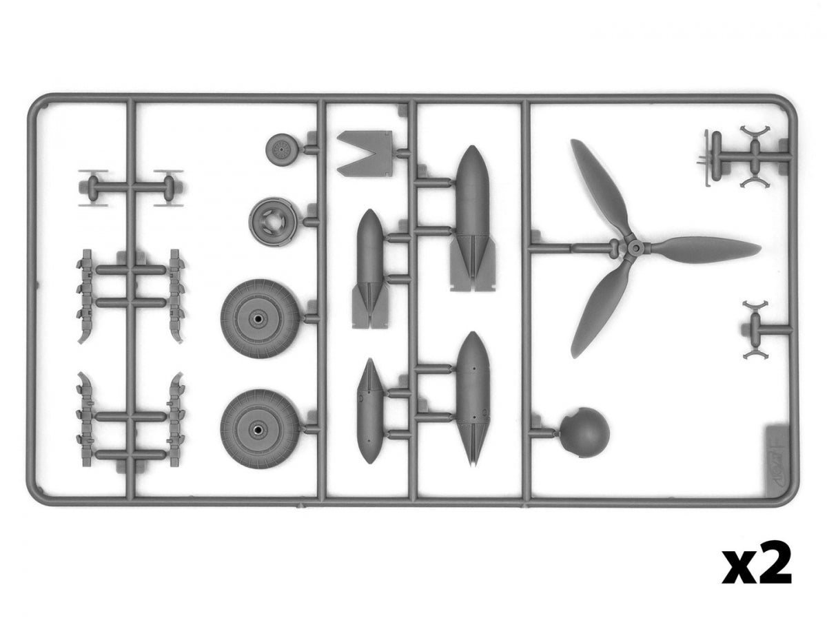 ICM 48268 Captured Heinkel 1/48 – zdjęcie 9