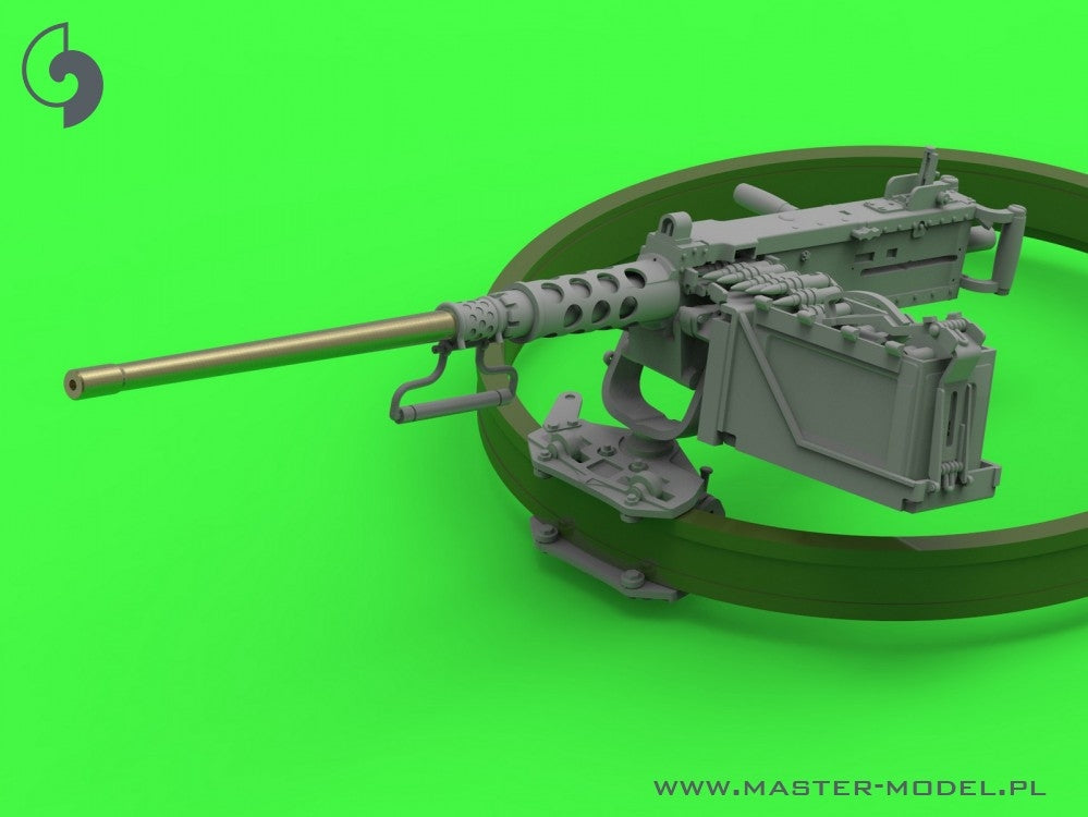 Master GM-35-073 Browning M2HB .50 cal (12,7mm) - do montażu na pierścieniu M49 (karetka D40721 / kołyska D40733 / skrzynka D40731 lub D90078) 1/35 – zdjęcie 13