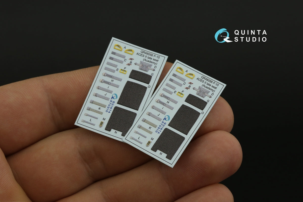 Quinta Studio QD48433 F-15I 3D-Printed coloured Interior on decal paper (Academy) 1/48 – zdjęcie 7