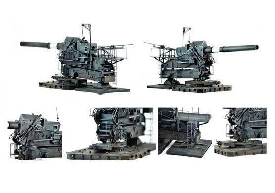 Glow2B MT-35002 35.5cm Haubitze M.1 (35.5-cm H M.1) Heavy Siege Howitzer 1/35 – zdjęcie 3