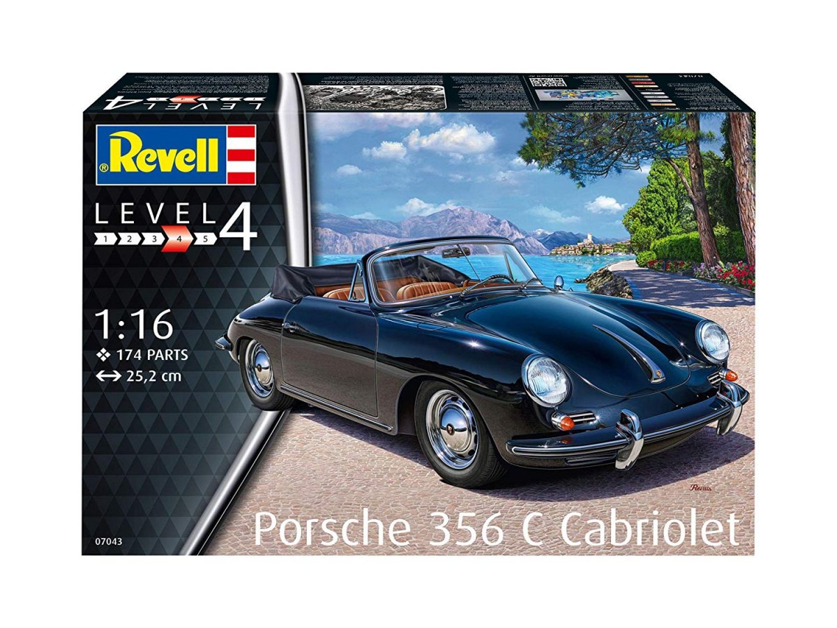 Revell 07043 Porsche 356 Cabriolet 1/16 – zdjęcie 2