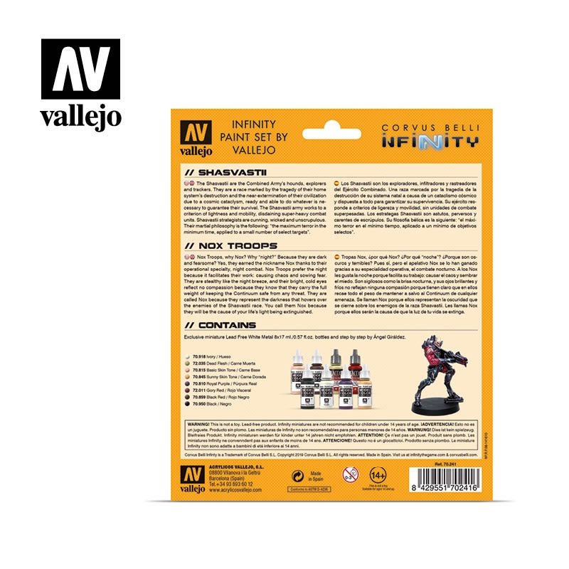 Vallejo 70241 Shasvastii Colour Set 8x17ml – zdjęcie 3