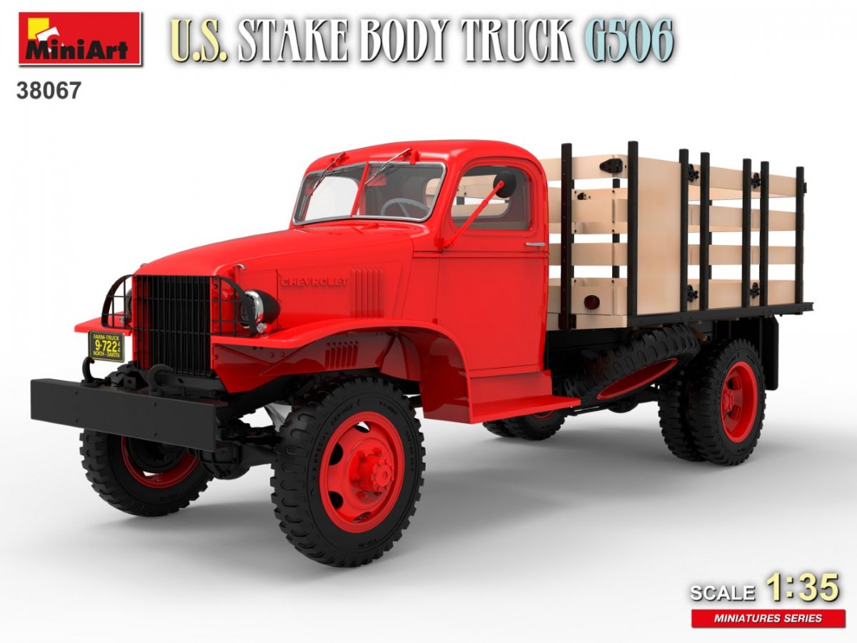 MiniArt 38067 U.S. STAKE BODY TRUCK G506 1/35 – zdjęcie 3