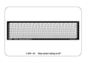 Aber 350-03 Ships aslant railing at 45 degree 1/350 – image 5