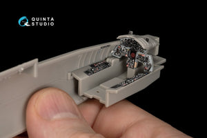 Quinta Studio QD48150 F-104S 3D-Printed &amp;amp; colored Interior on decal paper (Hasegawa) 1/48 – image 3